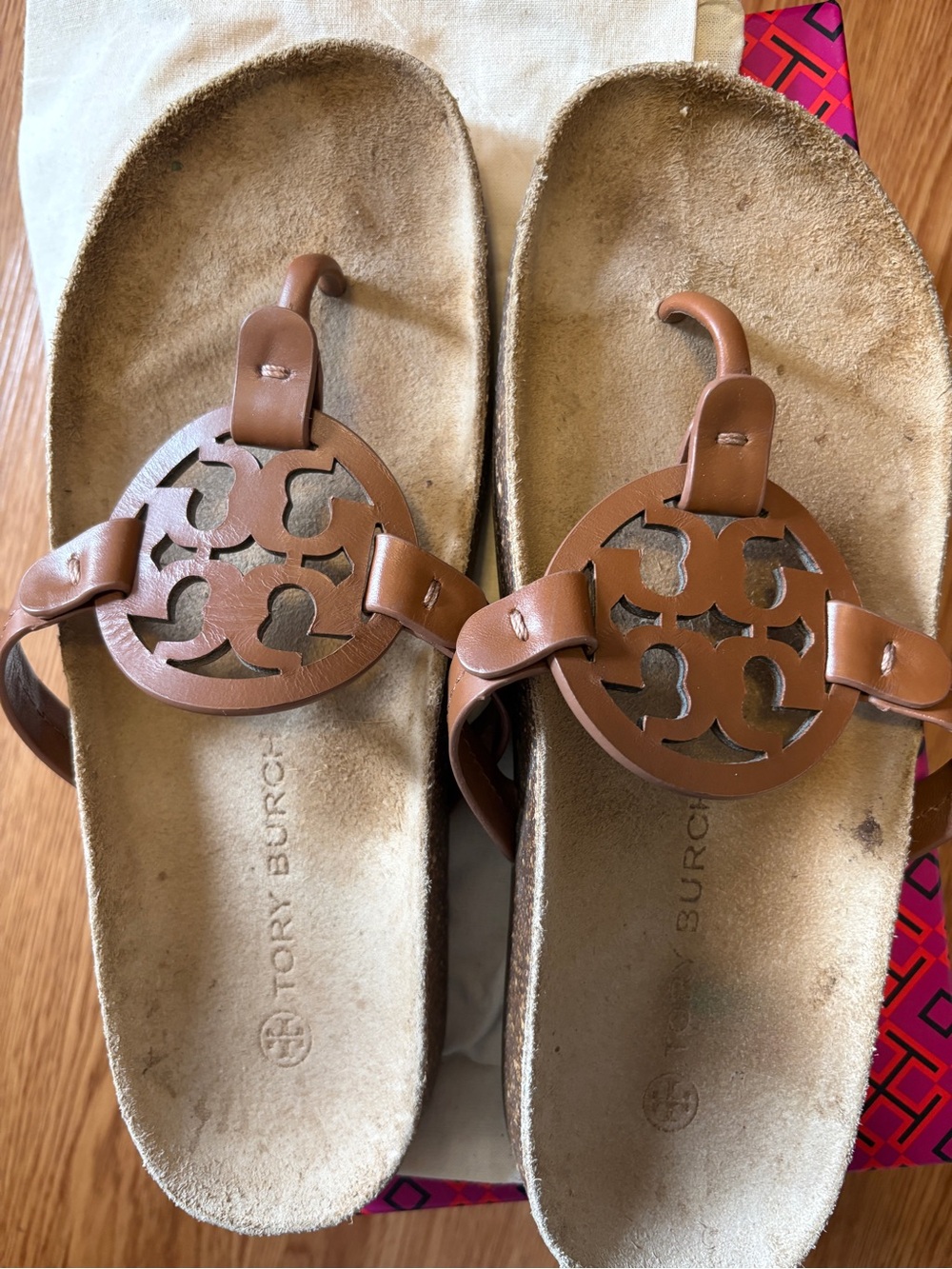 Tory Burch Miller Cloud Sandals | Natural | 8 - Picture 4 of 4